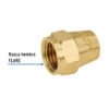 43071 - Tuerca cónica de latón 1/4", Foset