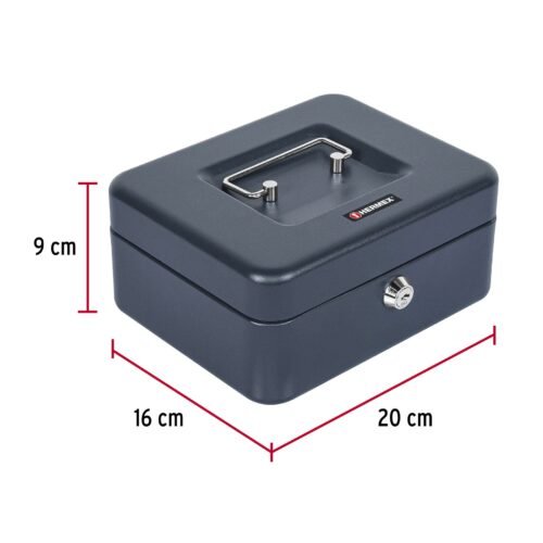 43074 - Caja para dinero, 20 cm, HERMEX