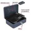 43075 - Caja para dinero, 25 cm, HERMEX