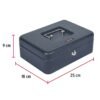 43075 - Caja para dinero, 25 cm, HERMEX