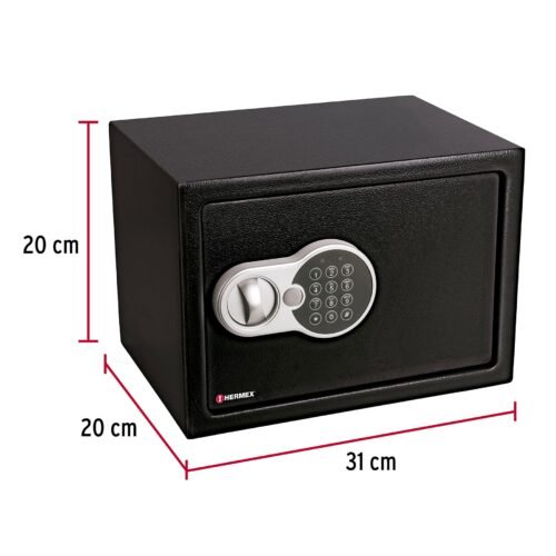 430802 43080 - Caja de seguridad electrónica, chica, HERMEX
