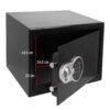 43081 - Caja de seguridad electrónica, mediana, HERMEX