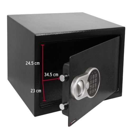 43081 - Caja de seguridad electrónica, mediana, HERMEX