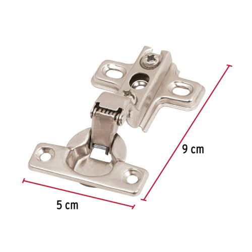 43158 - Bolsa c/2 bisagras bidimensionales de 95° cobertura interna