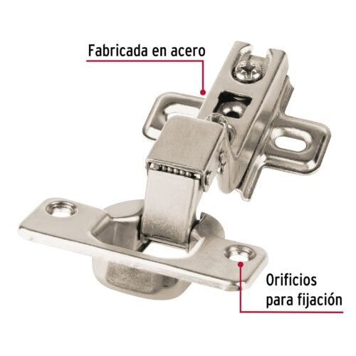 43159 - Bolsa c/2 bisagras bidimensionales de 110° cobertura interna