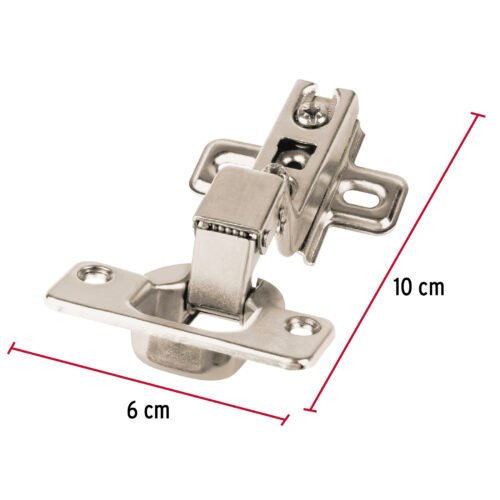 43159 - Bolsa c/2 bisagras bidimensionales de 110° cobertura interna