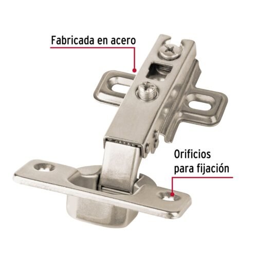 431612 43161 - Bolsa c/2 bisagras bidimensionales de 110° cobertura media