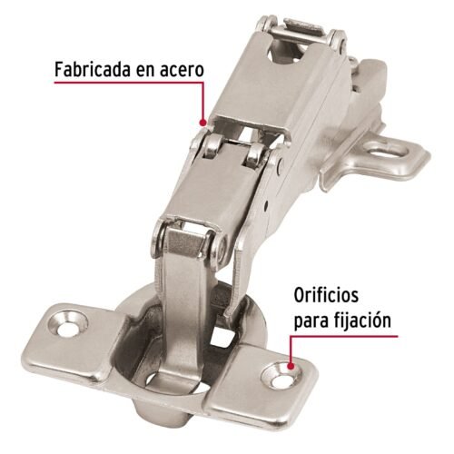 431632 43163 - Bolsa c/2 bisagras bidimensionales de 165°cobertura completa