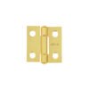 43192 - Bisagra rectangular 1" acero latonado, HERMEX