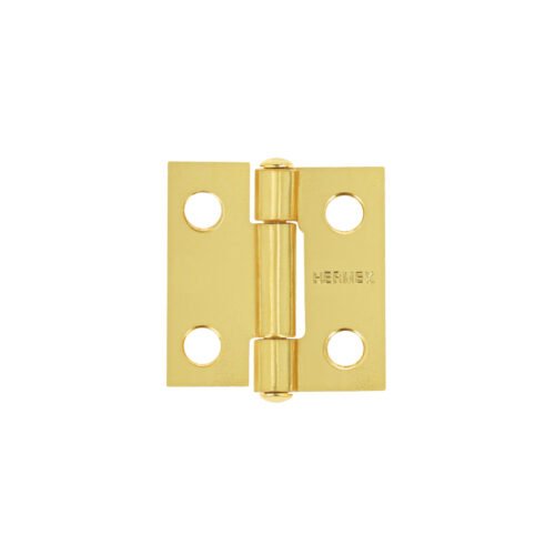43192 - Bisagra rectangular 1" acero latonado, HERMEX