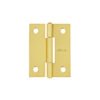 43194 - Bisagra rectangular 2" acero latonado, HERMEX