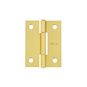 43194 - Bisagra rectangular 2" acero latonado, HERMEX