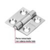 431991 43199 - Bisagra rectangular 1" acero inoxidable, HERMEX