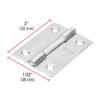 432012 43201 - Bisagra rectangular 2" acero inoxidable, HERMEX