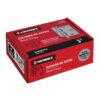 43222 - Bisagra cuadrada 3" acero inox, cabeza redonda, HERMEX