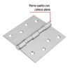 43229 - Bisagra cuadrada 4" acero inox, cabeza plana, HERMEX
