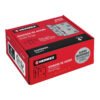 43229 - Bisagra cuadrada 4" acero inox, cabeza plana, HERMEX
