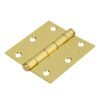 432423 43242 - Bolsa c/2 bisagras cuadradas 3", latonado, cabeza plana