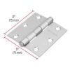 43261 - Bisagra cuadrada 3", satinado, cabeza plana, HERMEX