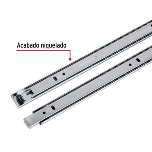 43270 - Bolsa con 2 correderas extensión 30 cm p/cajón, ancho 4.5 cm
