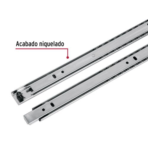432821 43282 - Bolsa con 2 correderas extensión 55 cm p/cajón, ancho 2.5 cm