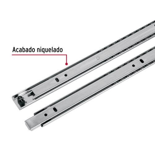 432831 43283 - Bolsa con 2 correderas extensión 60 cm p/cajón, ancho 2.5 cm