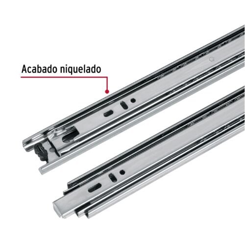 432891 43289 - Bolsa con 2 correderas extensión 55 cm p/cajón, ancho 3.5 cm