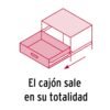 432893 43289 - Bolsa con 2 correderas extensión 55 cm p/cajón, ancho 3.5 cm