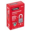 433175 43317 - Candado de hierro 50 mm gancho corto en caja, HERMEX