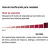 43334 - Candado de acero, máxima seguridad, 50mm, llave anti-ganzúa