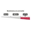 43334 - Candado de acero, máxima seguridad, 50mm, llave anti-ganzúa