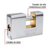 43352 - Candado antipalanca, 80mm, blindado, llave puntos, HERMEX