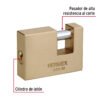 43355 - Candado antipalanca, 50mm, cuerpo de latón llave tradicional