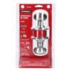 43451 - Cerradura tipo oval para entrada, cromo mate, HERMEX