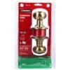 434564 43456 - Cerradura tipo oval para baño, latón brillante, HERMEX