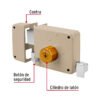 43531 - Cerradura sobreponer izquierda clásica, llave tetra, blíster