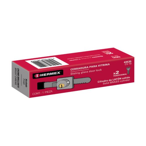 43535 - Cerradura para vitrina, HERMEX