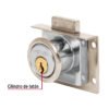 435571 43557 - Cerradura para mueble, modelo 24, cromo, HERMEX