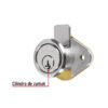43558 - Cerradura para mueble, modelo 21, cromo, HERMEX
