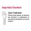 435594 43559 - Cerradura para mueble, modelo 25, cromo, HERMEX