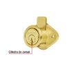 435664 43566 - Cerradura para mueble, modelo 21, latón, HERMEX