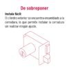 43577 - Cerradura sobreponer izq instala-fácil, llave tetra, caja