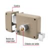 43582 - Cerradura sobreponer izq clásica, llave tradicional, blíster