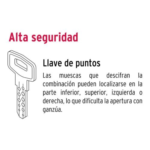 43596 - Cerrojo llave-mariposa latón antiguo, llave de puntos HERMEX