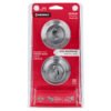 43602 - Cerrojo llave-llave cromo mate, llave de puntos, HERMEX