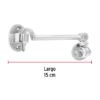 43646 - Gancho cromado para puerta, HERMEX