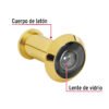 436721 43672 - Mirilla de seguridad acabado latón, HERMEX