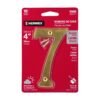 43685 - Número 7 de latón sólido 4", HERMEX