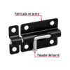 436942 43694 - Pasador de barril 3" de acero acabado negro, HERMEX