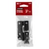 436943 43694 - Pasador de barril 3" de acero acabado negro, HERMEX